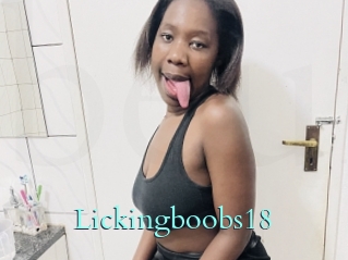 Lickingboobs18